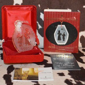 Waterford The Carolers The Joys of Winter Collection 2000 Ornament